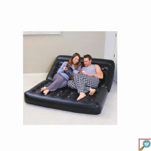 BESTWAY Διπλός Πολυλειτουργικός Καναπές Κρεβάτι με Αέρα 5 σε 1