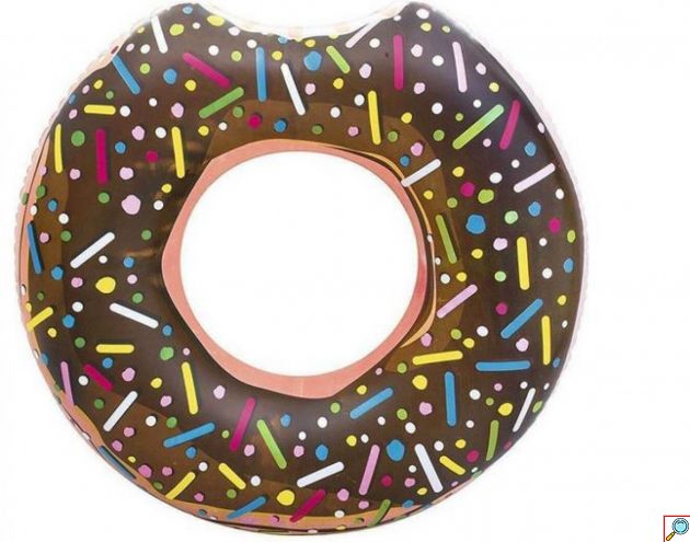 Φουσκωτή Σαμπρέλα Θαλάσσης Donut Σοκολάτα σε Καφέ Χρώμα Bestway 107cm