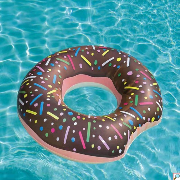 Φουσκωτή Σαμπρέλα Θαλάσσης Donut Σοκολάτα σε Καφέ Χρώμα Bestway 107cm