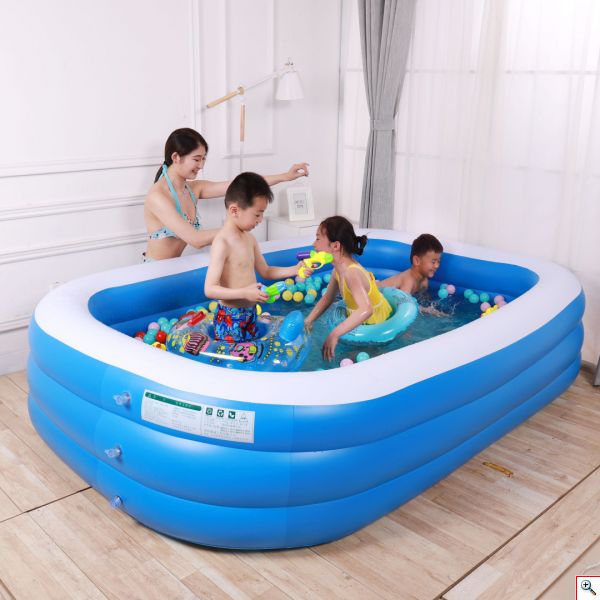 Παιδική Πισίνα Φουσκωτή 180cmx140cmx60cm