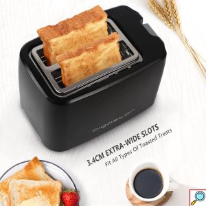 Φρυγανιέρα 2 Θέσεων 750W - Με 7 Ρυθμίσεις Ψησίματος και Αποσπώμενο Δίσκο για τα Ψίχουλα - AIGOSTAR