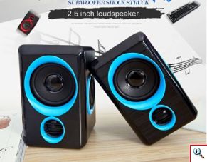 Mini PRIME USB Multimedia Speaker System 3W x 2 - Σετ Ηχείων Υπολογιστή