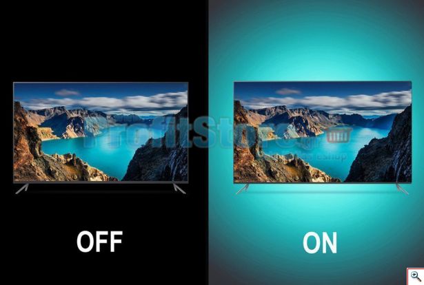 Πλήρες Κιτ Κρυφού Φωτισμού RGB Με USB 4x50cm με Τηλεχειριστήριο για Τηλεοράσεις και Υπολογιστές