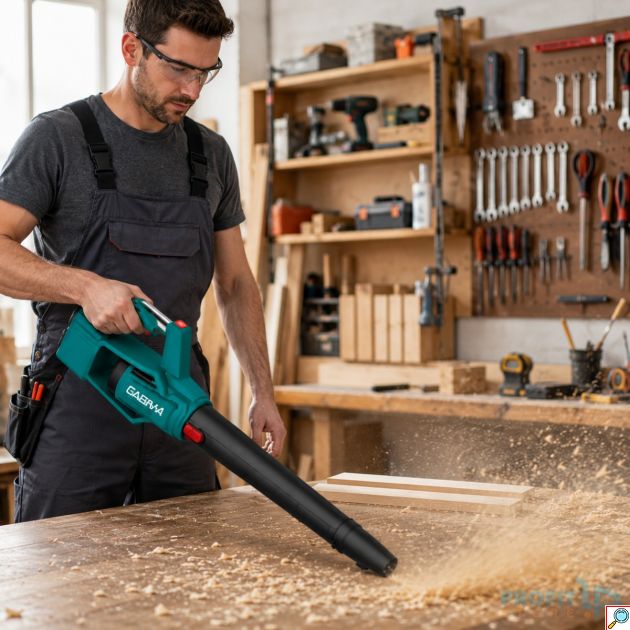 Φυσητήρας Φύλλων 21V Επαναφορτιζόμενος Brushless - Ισχυρό Μοτέρ, Ελαφρύς Σχεδιασμός για Κήπο, Αυλή & Εργασίες Καθαρισμού