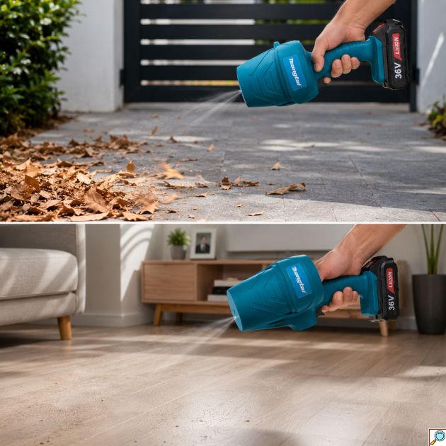 Φυσητήρας Χειρός Μπαταρίας 130000RPM με 2 Μπαταρίες