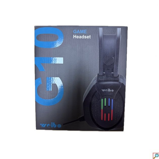 Ενσύρματα Gaming Ακουστικά Weibo G10 - 7.1 Surround Sound, USB & RGB LED