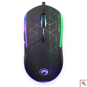 Gaming Mouse Ποντίκι 4000 DPI Μαύρο Μ115