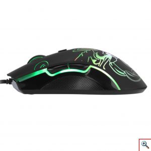 Gaming Mouse Ποντίκι με RGB LED Φωτισμό Μαύρο Μ209