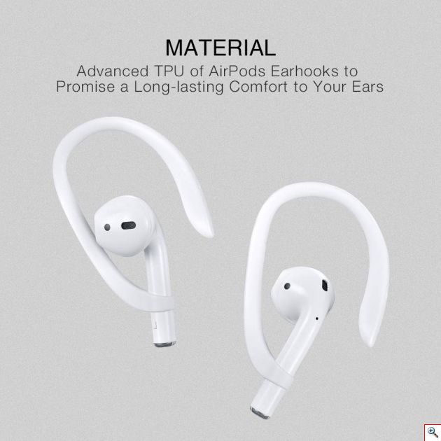 AirPods Hook - Γάντζοι Αυτιού για AirPods Black