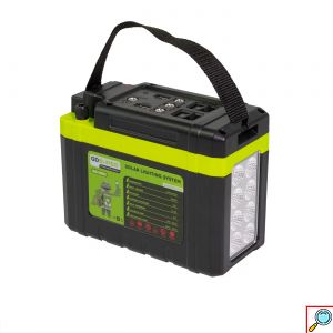Ηλιακό Φωτιστικό Σύστημα GDSUPER 12V 8Ah – Emergency Portable Light