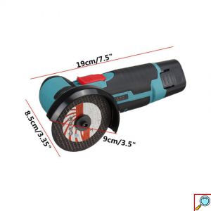 Γωνιακός Τροχός 76mm Μπαταρίας 2x1.5Ah