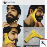 Χτένα Περιποίησης για Μούσι & Μουστάκι - Groomarang Beard Styling Comp