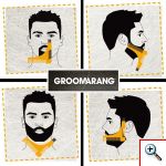 Χτένα Περιποίησης για Μούσι & Μουστάκι - Groomarang Beard Styling Comp