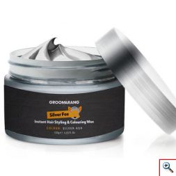 Groomarang Silver Hair Wax Professional 120ml για Γκρίζα Αστραφτερά Μαλλιά