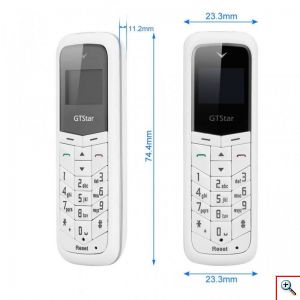 GTSTAR Ακουστικό Bluetooth - Κινητό τηλέφωνο με Πληκτρολόγιο και κάρτα Sim 2 σε 1