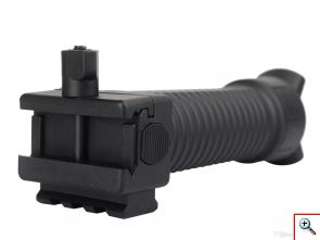 Βάση - Δίποδο & Λαβή Όπλου με Ράγες Picatinny 20mm - Tactical Rifle Bipod Stand & Foregrip with Side Rails