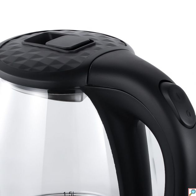 Γυάλινος Ηλεκτρικός Βραστήρας Νερού 1.8L 2000W RAF
