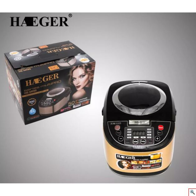 Πολυμάγειρας με αφαιρούμενο κάδο HAEGER HE-M988 5.0L 900W
