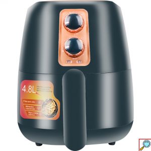 Haeger® Φριτέζα Αέρος 1350W με Αποσπώμενο Κάδο 4.8L & Ρυθμιζόμενο Θερμοστάτη 