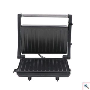 Ηλεκτρική Τοστιέρα-Γκριλιέρα 750W Haeger HG-240 Μαύρο/Ασημί