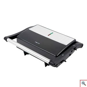 Ηλεκτρική Τοστιέρα-Γκριλιέρα 750W Haeger HG-240 Μαύρο/Ασημί