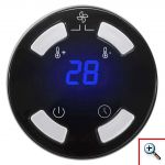 Μίνι Σόμπα Πρίζας - Αερόθερμο 500Watt με Τηλεχειριστήριο, Θερμοστάτη, Χρονοδιακόπτη, Ρυθμιζόμενη Πρίζα & Οθόνη οικονομική