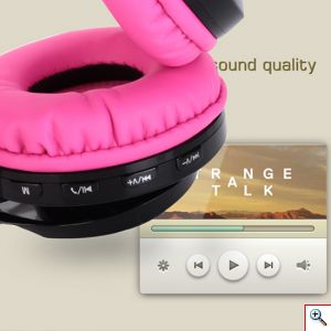 Ασύρματα & Ενσύρματα On-Ear Ακουστικά LED Bluetooth με Aux, SD/TF, FM Radio & Μικρόφωνο - Foldable Wireless Headphones 