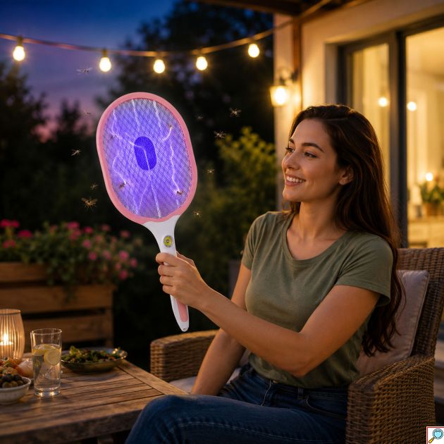 Ηλεκτρική Εντομοπαγίδα LED για Κουνούπια & Ιπτάμενα Έντομα KMT Style