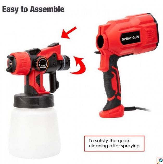 Ηλεκτρικό Πιστόλι Βαφής 550W 800ml