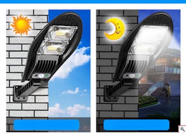 ARRANGO® Επιτοίχιος Αδιάβροχος Ηλιακός LED Προβολέας - Φωτιστικό Δρόμου 30W με Αισθητήρα Κίνησης & Τηλεχειριστήριο