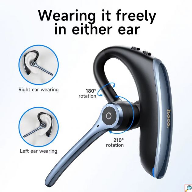 Hoco E90 Ασύρματο In-Ear Mono Headset – Επαγγελματική Ποιότητα Ήχου με ENC