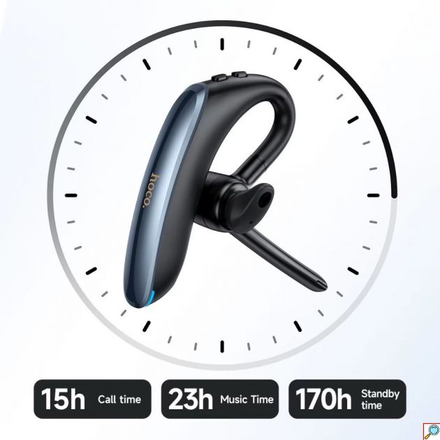 Hoco E90 Ασύρματο In-Ear Mono Headset – Επαγγελματική Ποιότητα Ήχου με ENC