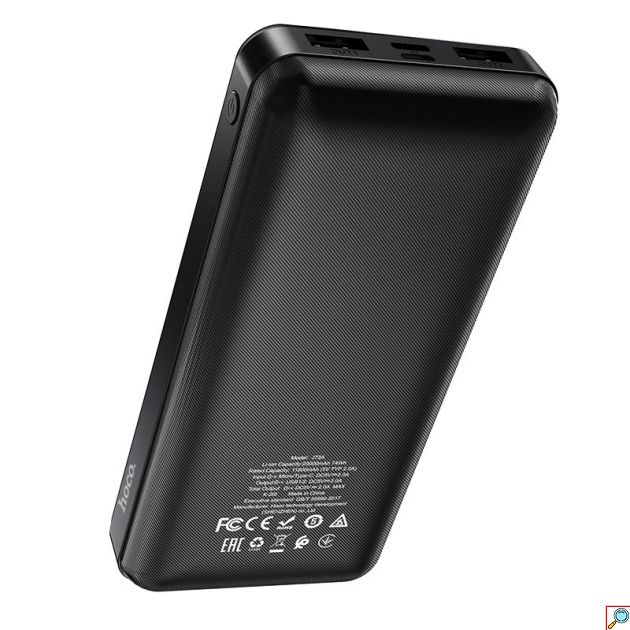 Powerbank 20000 mAh με 2 Θύρες USB και Φωτεινή Ένδειξη - Hoco