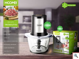 Multi Mixer - Πολυκόπτης 250W με Λεπίδες από Ανοξείδωτο Ατσάλι της Hoomei®