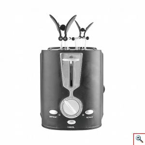 Hoomei® Φρυγανιέρα 850W με 2 Θέσεις & 7 Επίπεδα Ψησίματος HM-5960 Μαύρη