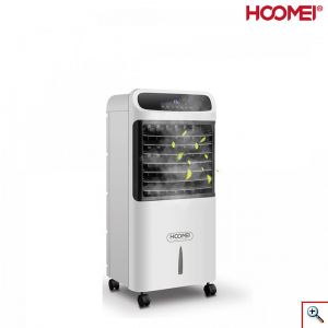 Hoomei® Επιδαπέδιος Περιστρεφόμενος Ανεμιστήρας Air Cooler 80W με Τηλεχειριστήριο - Χρονοδιακόπτη & 3 Ταχύτητες