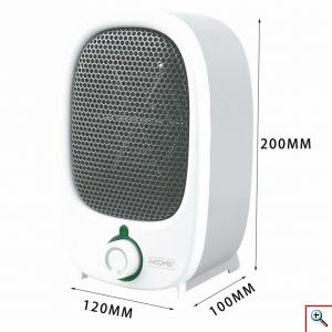 Hoomei® Επιδαπέδιο Αερόθερμο 600W με Ρυθμιζόμενο Θερμοστάτη & Ενδεικτική Λυχνία Λειτουργίας HM-8825