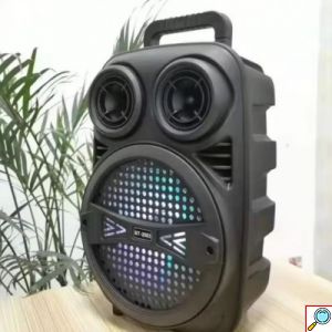 Bluetooth Ηχείο Με Καραόκε και Ενσύρματο Μικρόφωνο - USB,SD Player & LED Φωτισμό