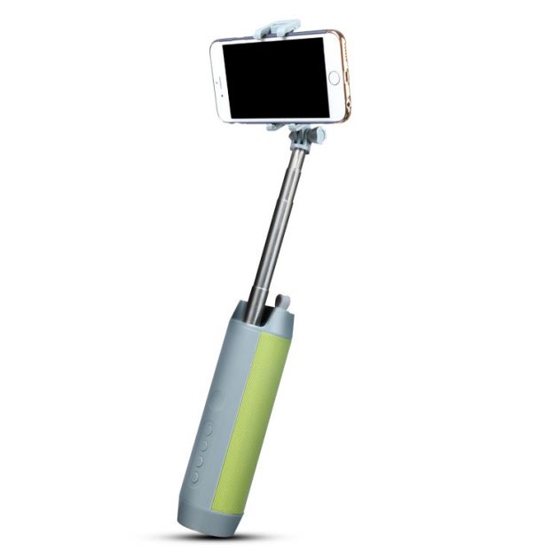Ασύρματο Selfie Stick - Ηχείο Bluetooth Handsfree Ομιλία - Powerbank με Φακό - Φλας LED - 4 σε 1 USB/SD/MP3 Player Wireless Multimedia Speaker 