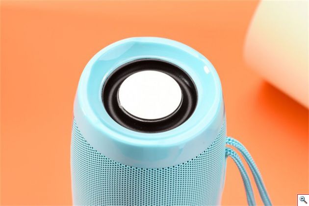 Φορητό Ασύρματο Ηχοσύστημα Bluetooth με LED Φωτισμό & FM Ραδιόφωνο - Ηχείο Multimedia Player Radio