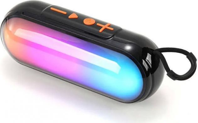 Φορητό Ηχείο Bluetooth 10W – Ασύρματο με RGB LED Φωτισμό - Bluetooth 5.3, USB, TF Card, Ραδιόφωνο FM, Hands-Free, TWS