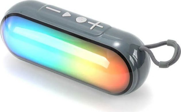 Φορητό Ηχείο Bluetooth 10W – Ασύρματο με RGB LED Φωτισμό - Bluetooth 5.3, USB, TF Card, Ραδιόφωνο FM, Hands-Free, TWS