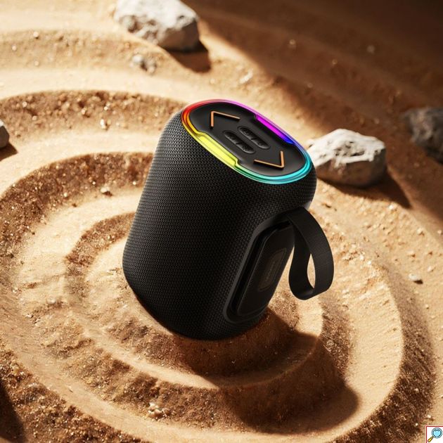 Φορητό Ηχείο Bluetooth 10W – Δυνατός Ήχος με RGB Φωτισμό - TWS Stereo, Αδιάβροχο IPX4, USB & TF Card, Compact Design