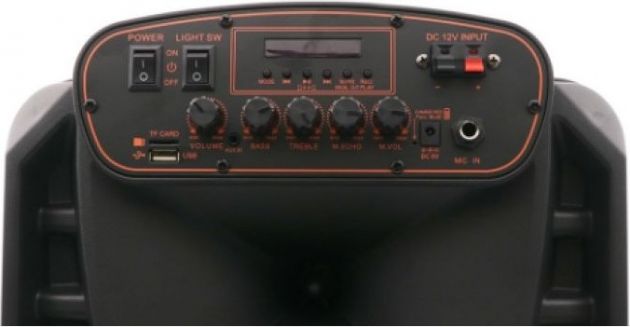 Φορητό Ηχείο Bluetooth – 1200W, Karaoke & RGB φωτισμός, 3600mAh, TWS