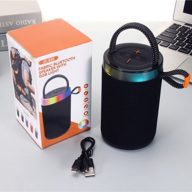 Φορητό Ηχείο Bluetooth 5W – με RGB Φωτισμό, FM Radio & TWS - Ασύρματο, Bluetooth 5.3, USB, TF Card, Επαναφορτιζόμενο
