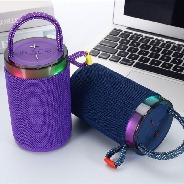 Φορητό Ηχείο Bluetooth 5W – με RGB Φωτισμό, FM Radio & TWS - Ασύρματο, Bluetooth 5.3, USB, TF Card, Επαναφορτιζόμενο