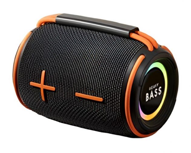Ασύρματο Ηχείο Bluetooth 8W – Super Bass, RGB Φωτισμός & 360° Ήχος - TWS, Αδιάβροχο, Hands-Free, Φορητό