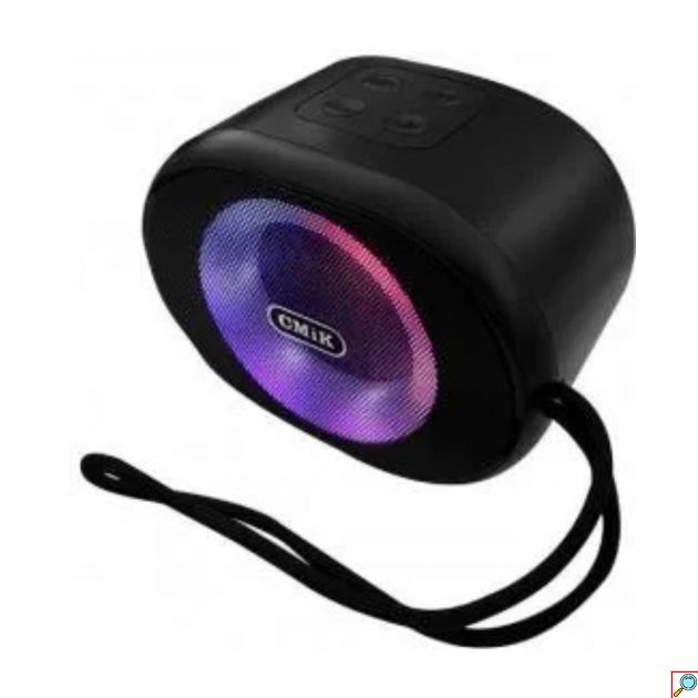 Φορητό Ηχείο Bluetooth 8W – με RGB Φωτισμό & Ραδιόφωνο FM - Ασύρματο, USB, TF Card, AUX, Επαναφορτιζόμενο