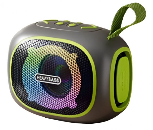Φορητό Ηχείο Bluetooth με Heavy Bass & RGB Φωτισμό - Hands-Free, AUX, USB, TF Card, TWS, Επαναφορτιζόμενο
