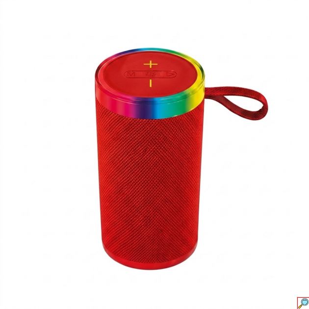 Φορητό Ηχείο Bluetooth OK – RGB Φωτισμό, USB, TF Card, TWS Κόκκινο